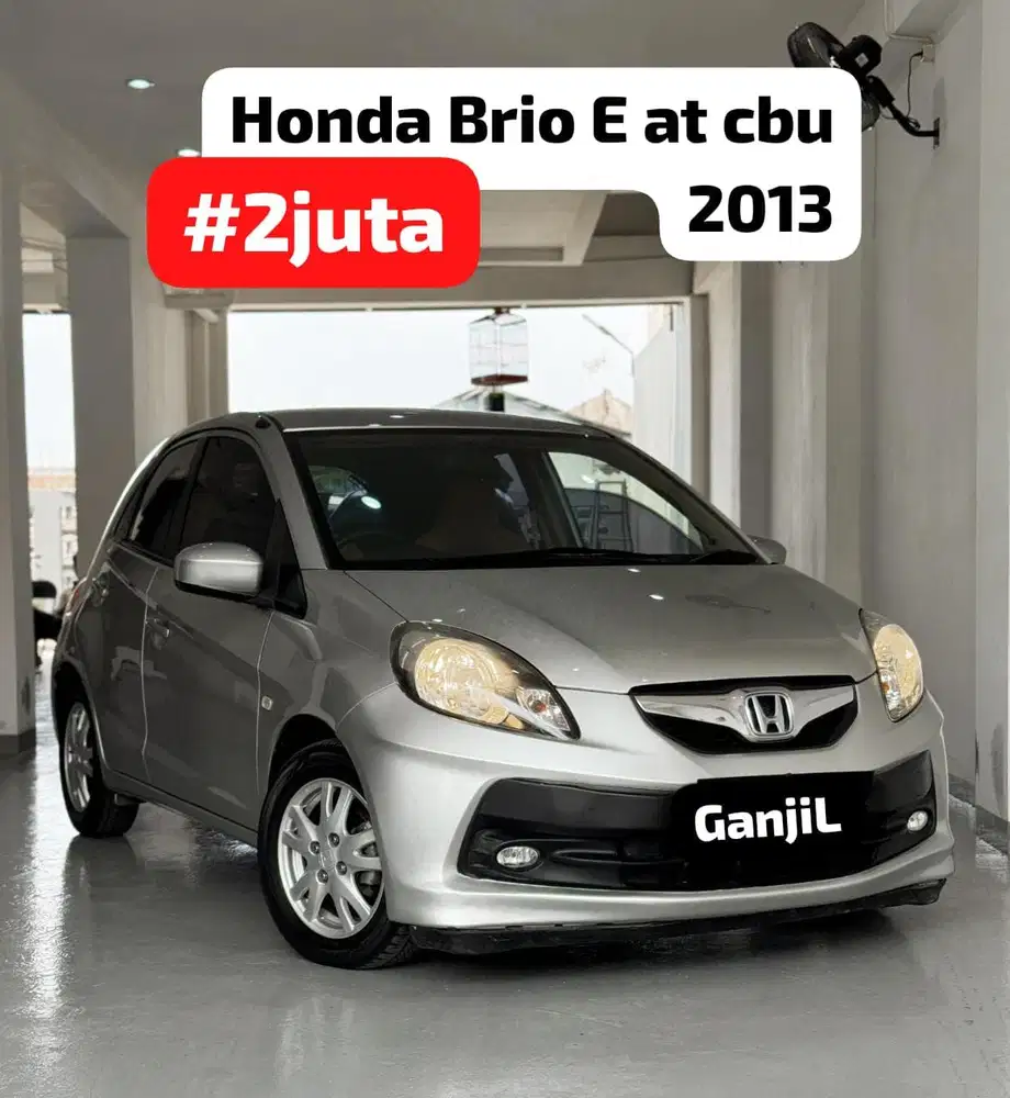 Honda Brio E 1.3 cbu at 2013 sillver #2juta