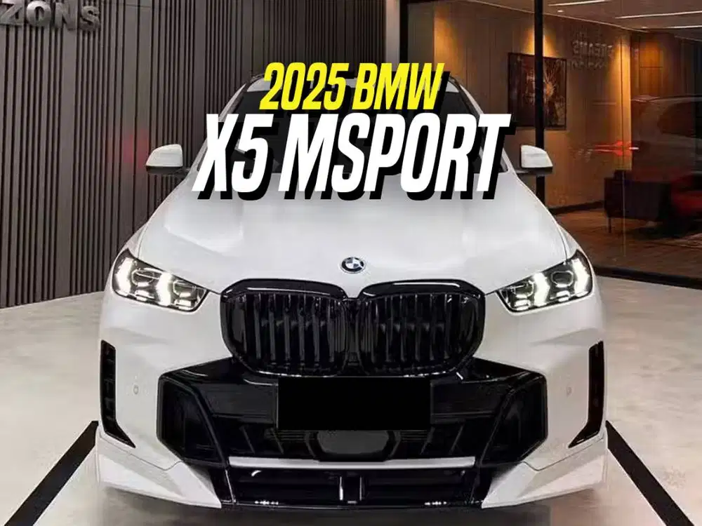 BMW X5 xDrive40i M Sport G05 2025 NIK 2024 LCI White on Brown Putih