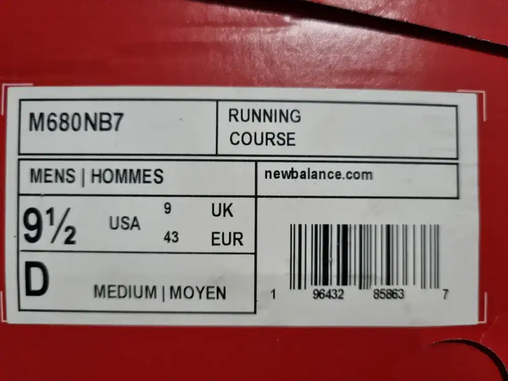 Jual Sepatu New Balance Running Course Fresh Foam 680 Baru Original