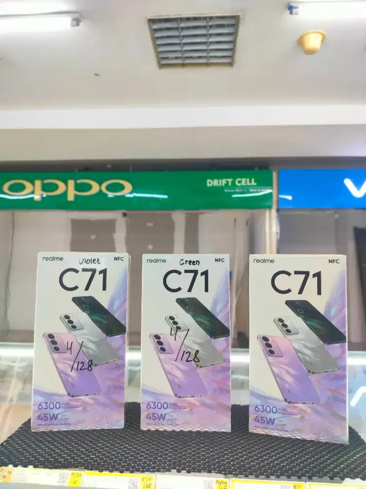 Termurah Realme C71 Ram 4+128GB New Garansi Resmi