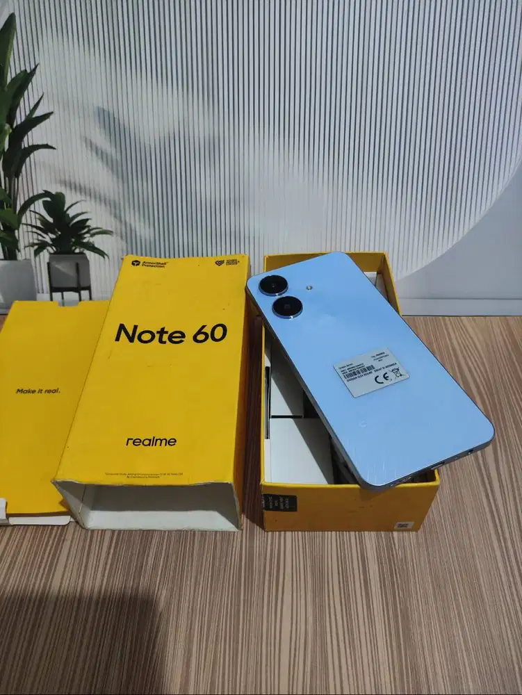 Jual Realme Note 60 Ram 4/64 Fullset Mulus No Minus Baterai Awet