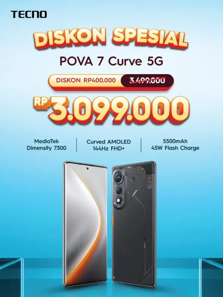 TECNO POVA CURVED CASHBACK