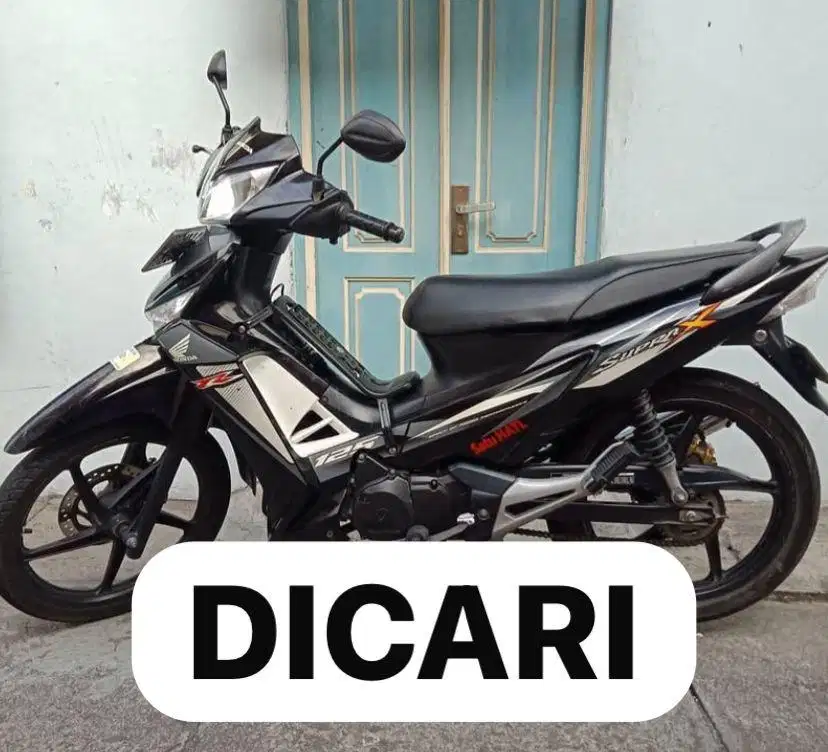 Di Cari Supra X 125 Double Disk DD Tahun 2012 Ke Atas Supra X 2014