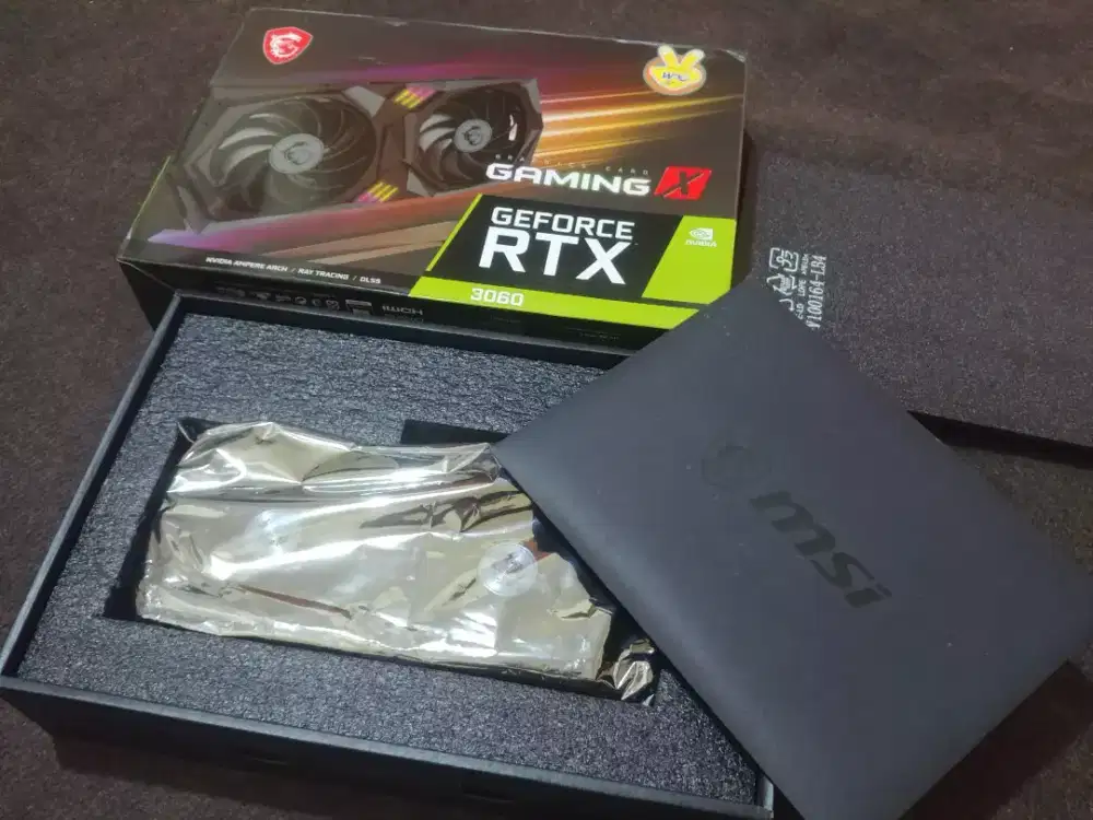 DIJUAL VGA MSI RTX 3060 GAMING X 12GB LHR