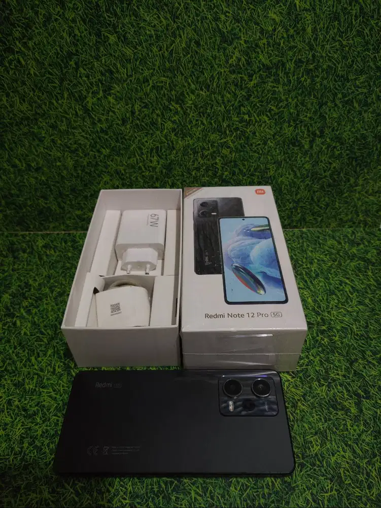 Redmi Note 12 Pro 5G Ram 8/256 GB Minus Lcd Garis Fullset Garansi