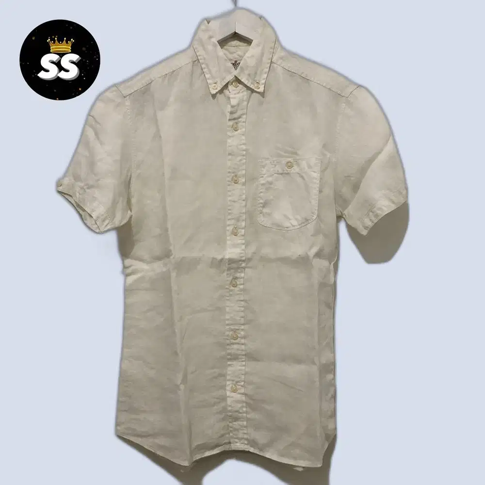 Kemeja atasan Next putih tulang