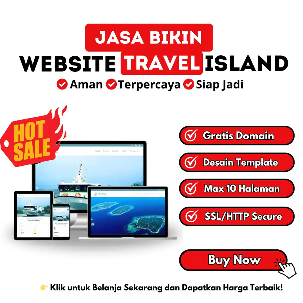 Jasa Bikin Website Travel Profesional & Custom