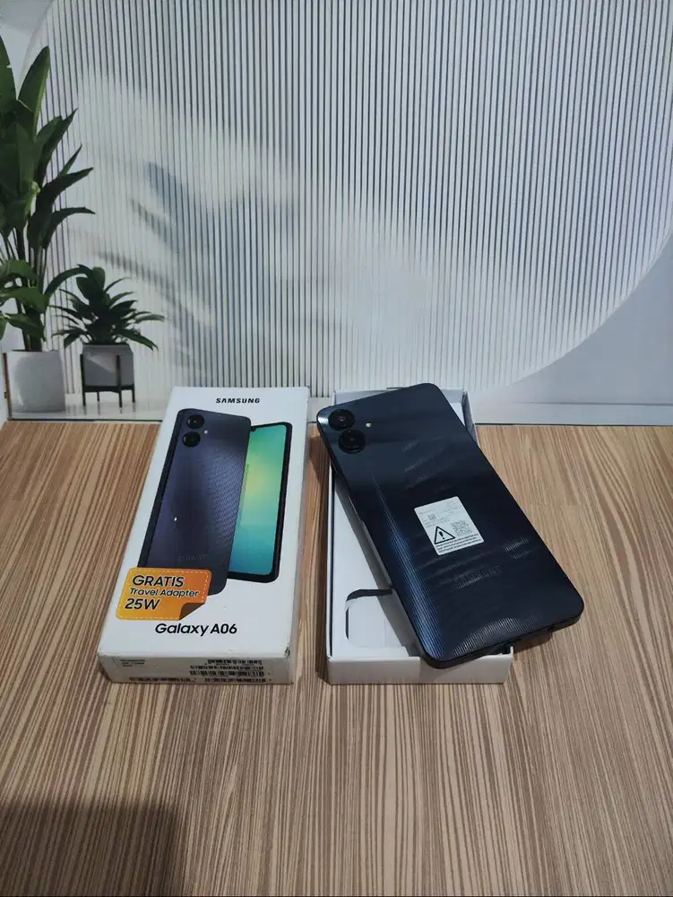 Jual Samsung A06 Ram 4/128 Fullset Mulus No Minus Baterai Awet