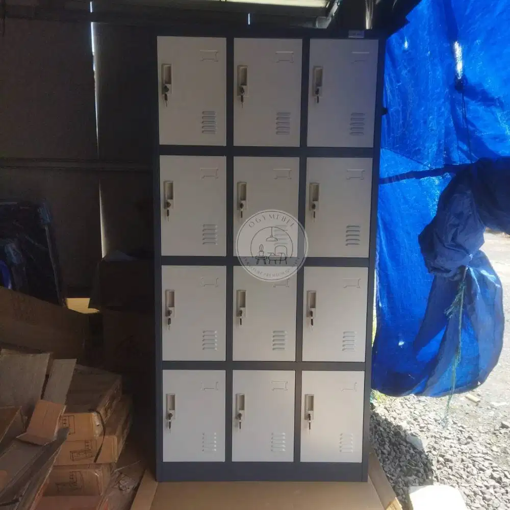 PROMO LEMARI LOKER BESI 12 PINTU TERMURAH SALE