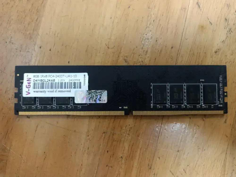 Jual Ram PC V-Gen DDR4 8GB 2400Mhz Lifetime Garansi Resmi
WA aja