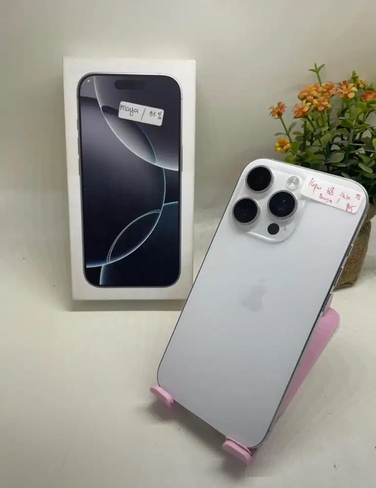 iPhone 16 PRO 128GB, iBox, WHITE TITANIUM