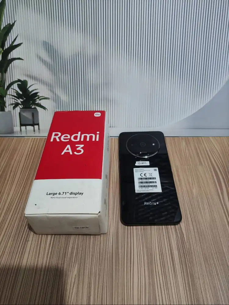 Jual Redmi A3 Ram 4/128 Fullset Mulus No Minus Baterai Awet