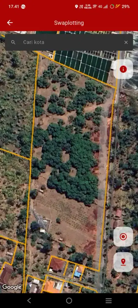 DIJUAL TANAH SHM DI DESA MUSI