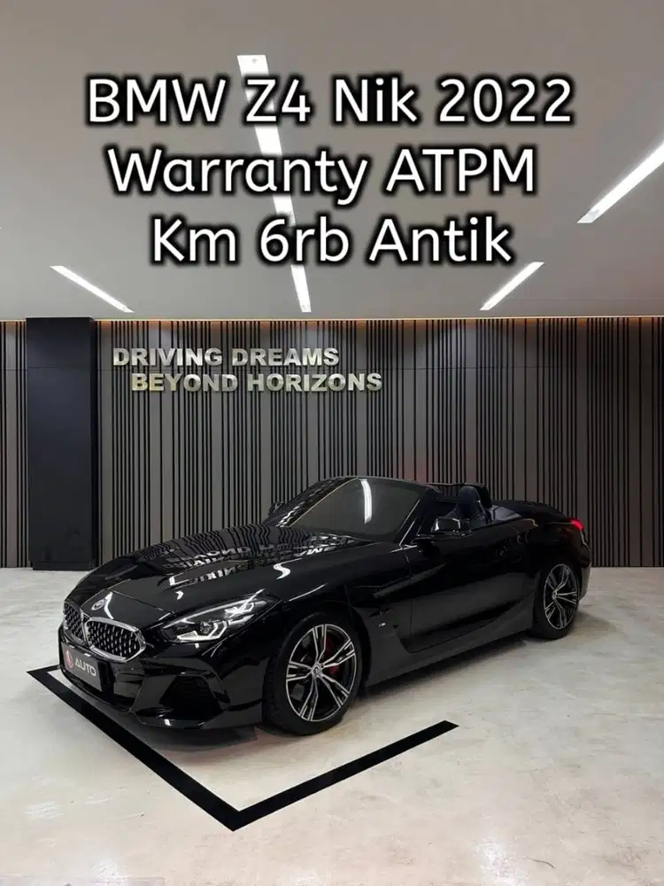 BMW All New Z4 Roadster AT 2022 Hitam Km6rb B847MAN B1388NBL Cabriolet