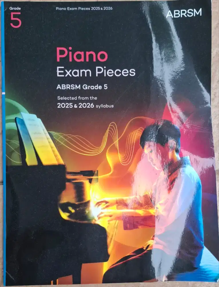Buku Piano ABRSM ASLI ORI grade 5