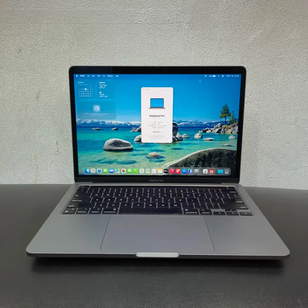 Macbook Pro TB 13 inch 2020 Chip M1 RAM 8GB SSD 256GB ( Second )