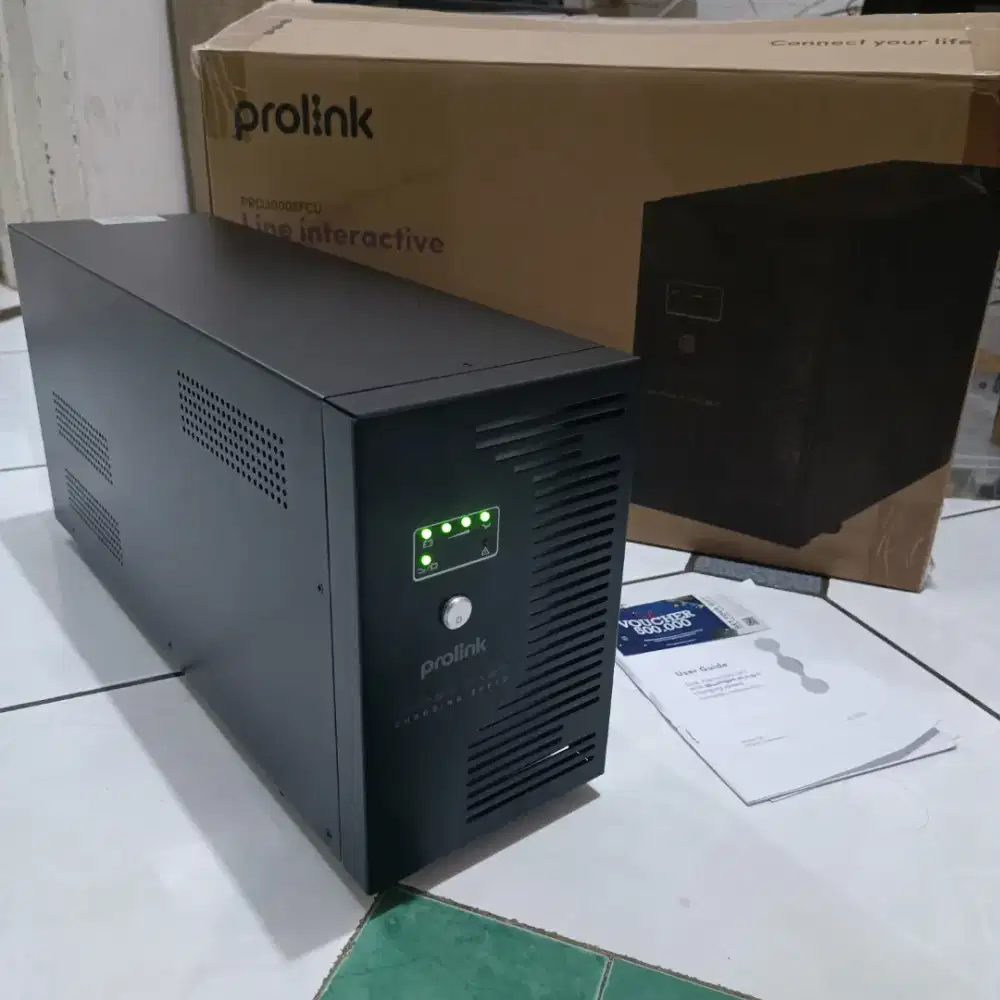 UPS Prolink 3000VA 1800Watt garansi masih 21 bulan fullset