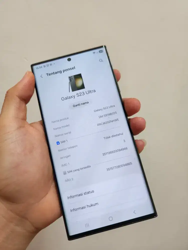 Samsung Galaxy S23 Ultra 5G Ram 12GB/Rom 256GB Green