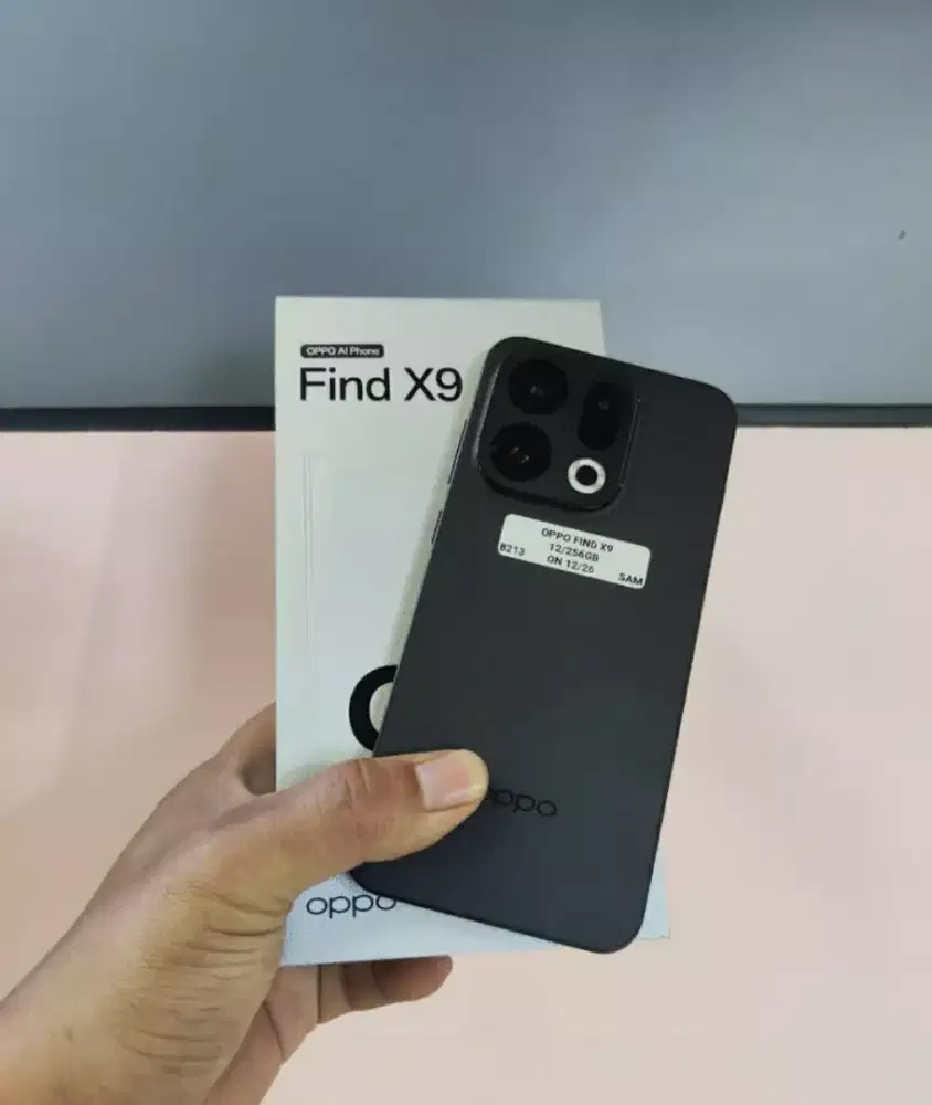 Ready oppo find X9 12/256gb fullset, garansi on desember 2026