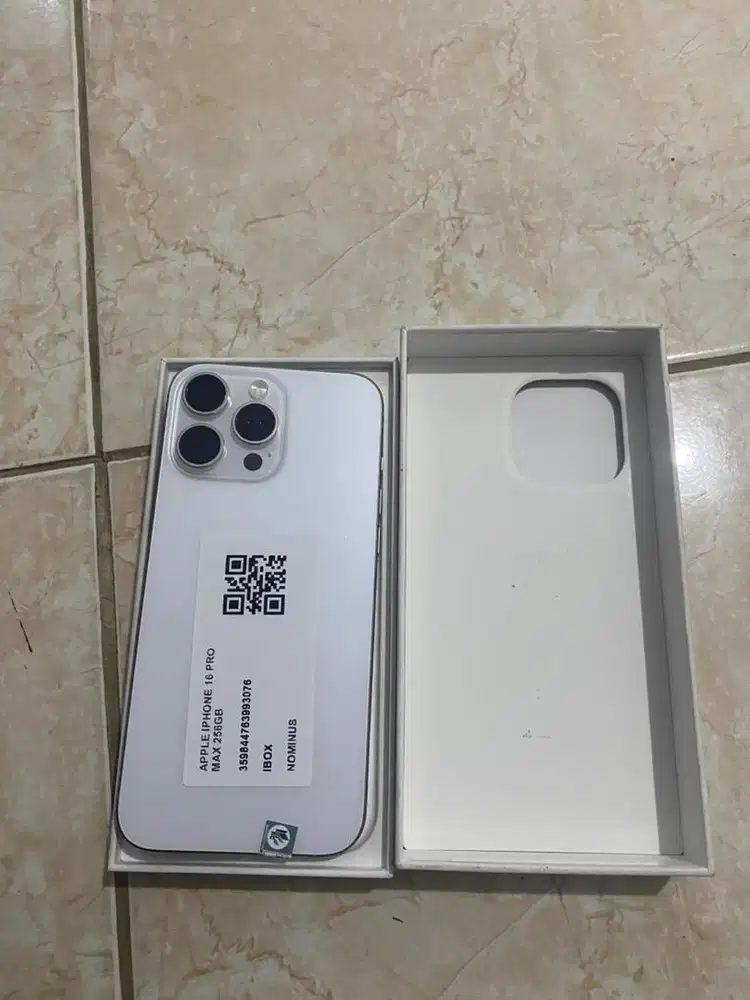 iphone 16 pro max 256 ibox garansi masih jalan