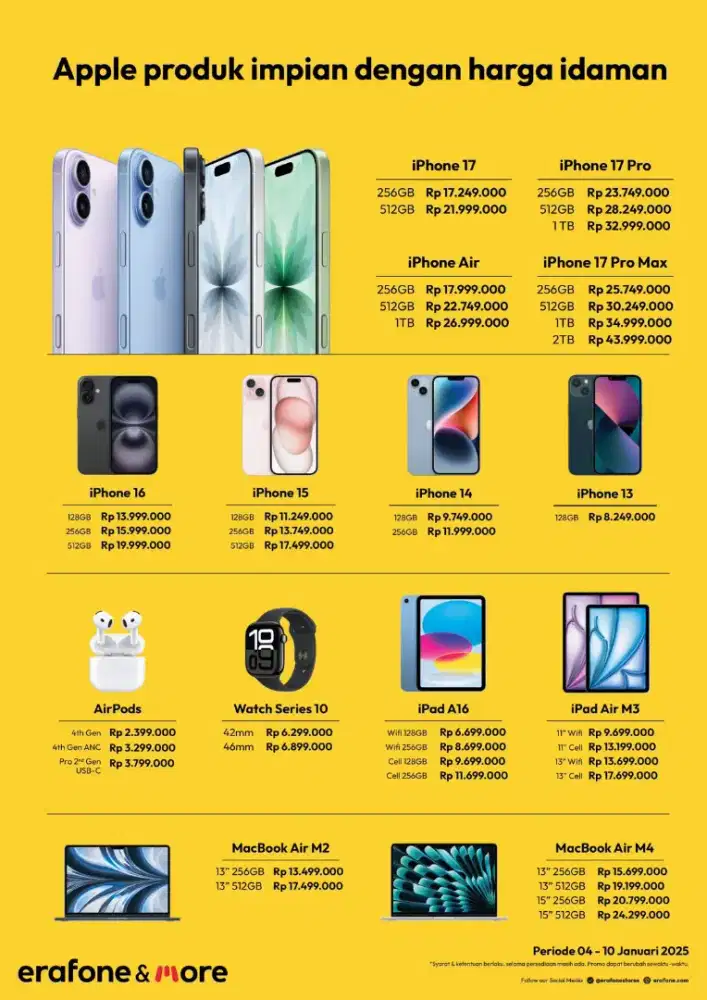 IPHONE MELAYANI CICILAN PROMO BUNGA 0% SYARAT KTP AJA TANPA SURVEY