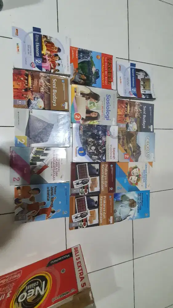 Buku Pelajaran Bekas Kelas 12 IPS - Bisa Satuan