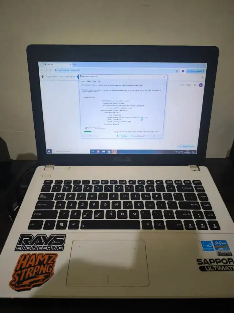 LAPTOP MURAH ASUS X451C CORE I3 GEN 3, RAM 10GB, HDD 500GB