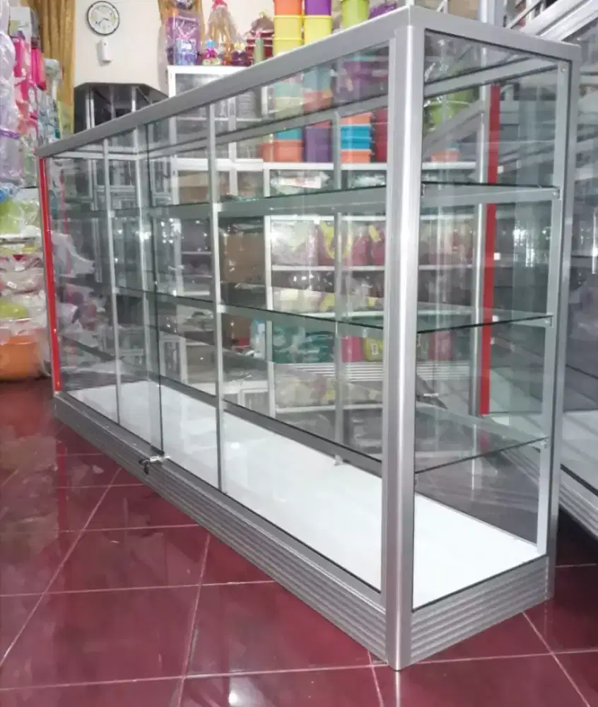 Di Jual Etalase 2M Barang Bagus || Kaca full 5mm