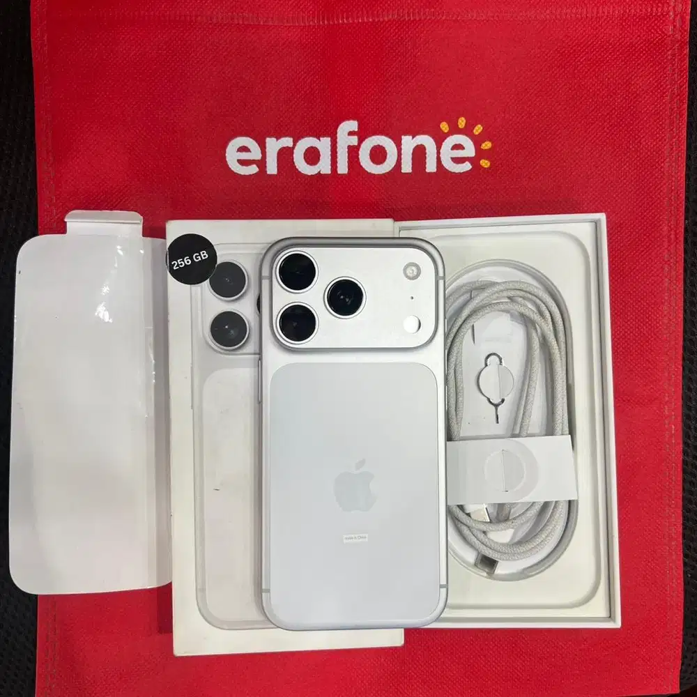 iphone 17 pro 256gb resmi ibox seminggu pakai fullset original likenew