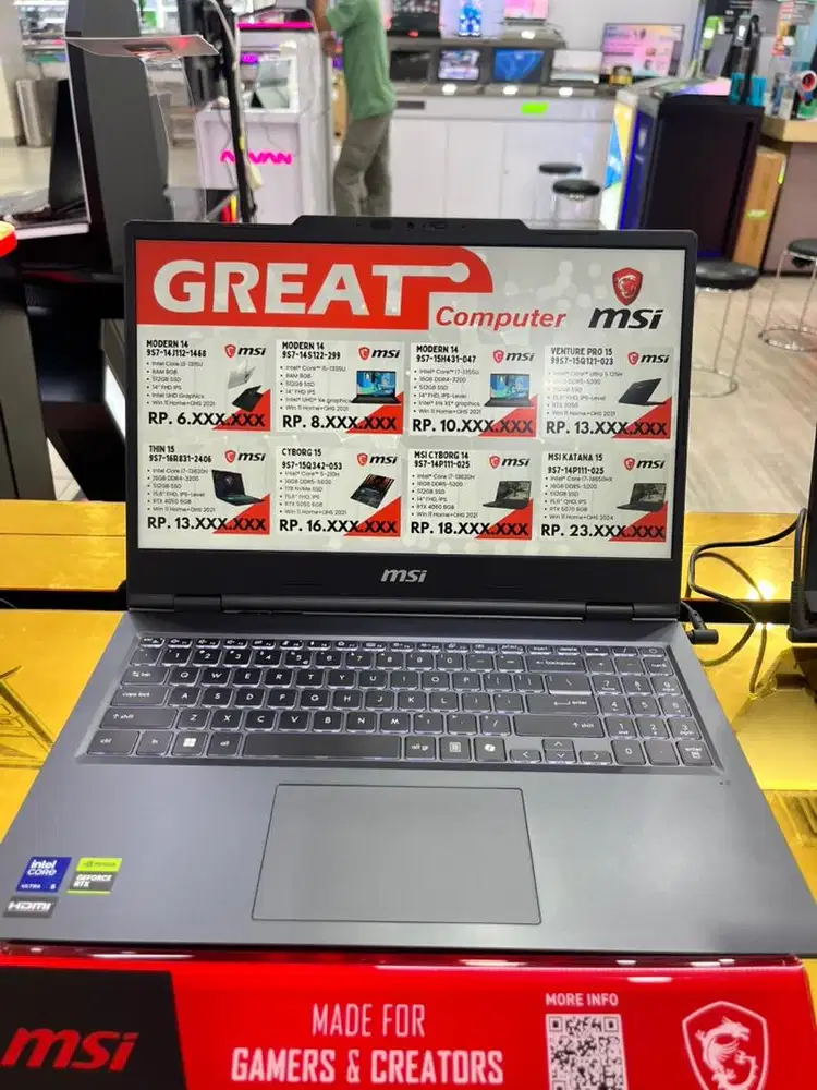 LAPTOP MSI BARU