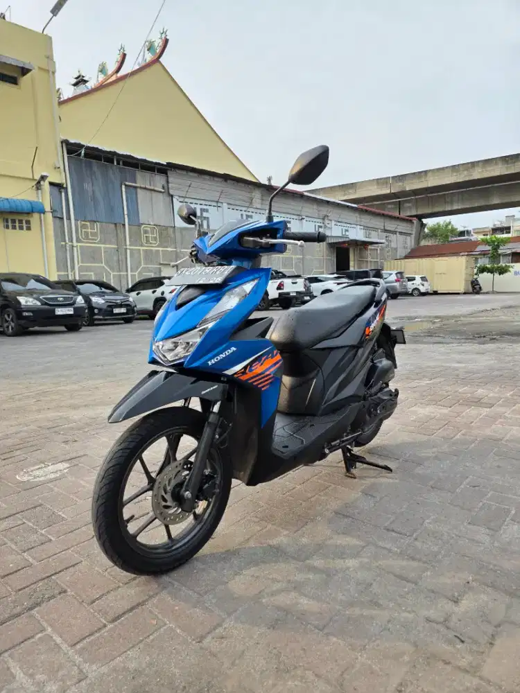 Honda Beat CBS Biru Hitam 2021