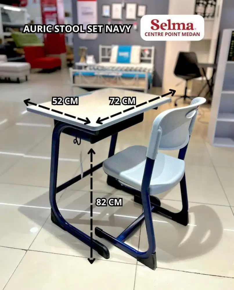 AURIC MEJA BELAJAR SET