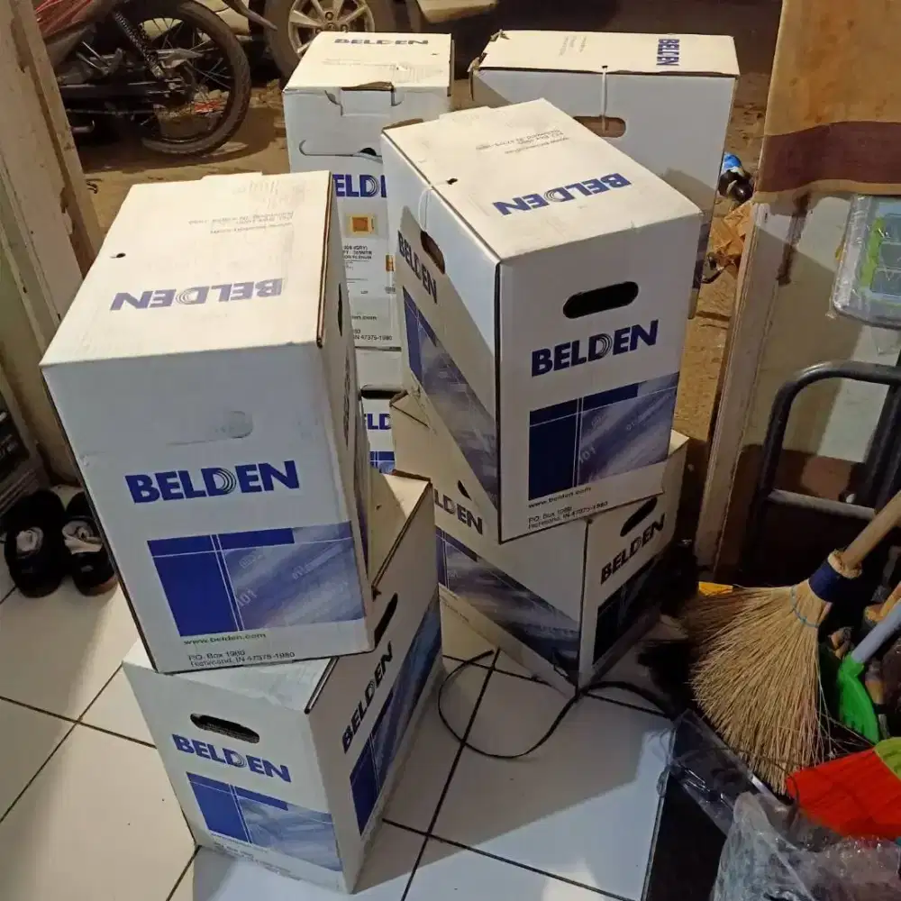 Kabel LAN Belden CAT5e dan CAT6 Original Untuk Jaringan Stabil