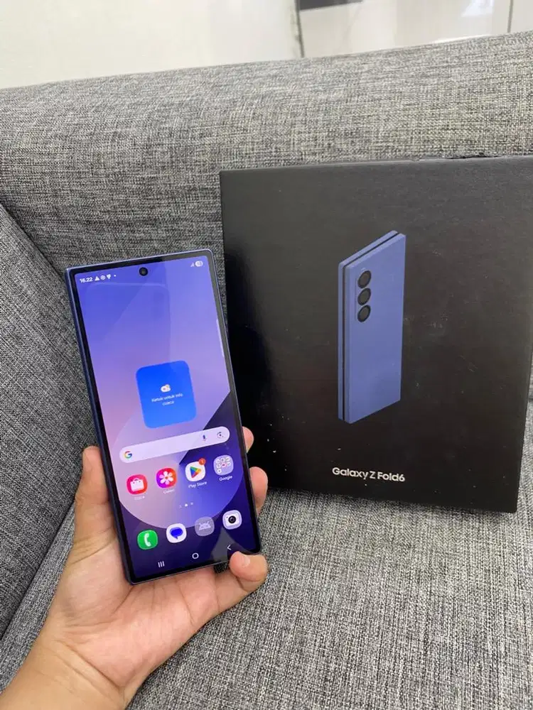 Samsung Z fold 6 12/256 fulset ori resmi sein no minus