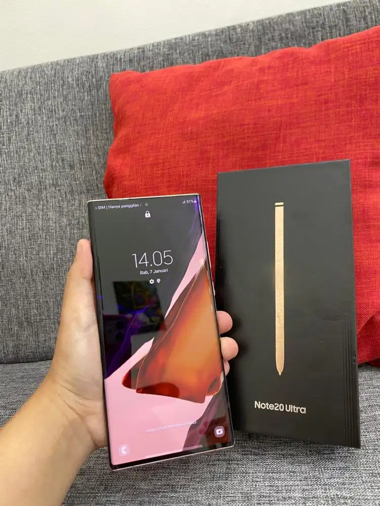 Samsung Note 20 Ultra 8/256 Fulset ori resmi sein no minus mulus