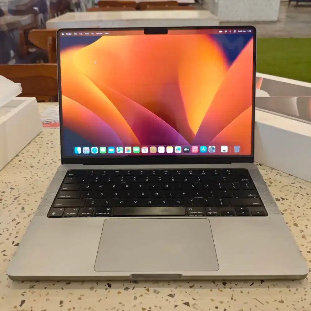 Macbook Pro M1 Pro 14 Inch 16/512Gb Fullset Original Siap Pakai