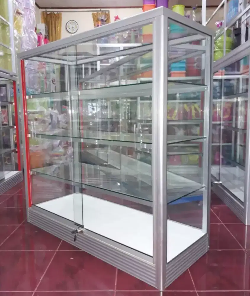 Etalase Panjang 1Mx1M Buat Perlengkapan Usaha