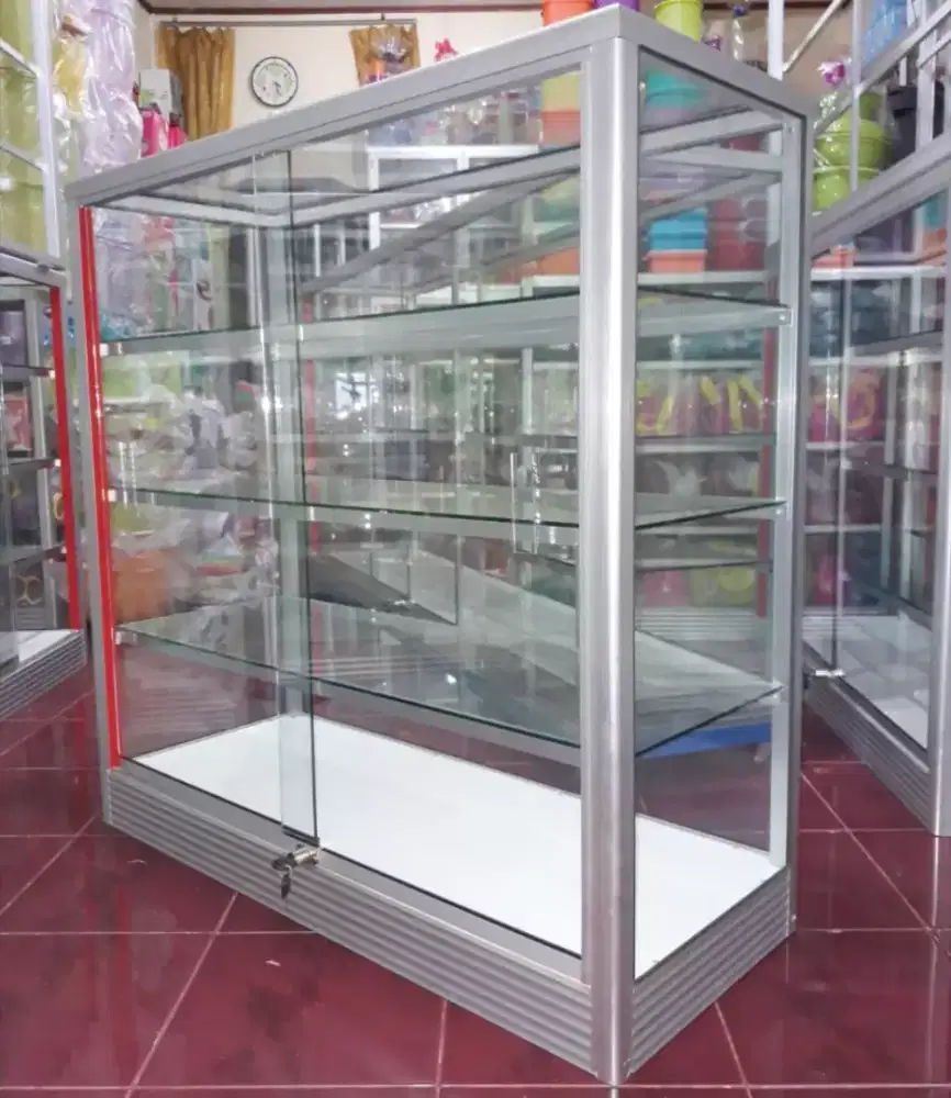 Etalase Panjang 1Mx1M Buat Warung dll.