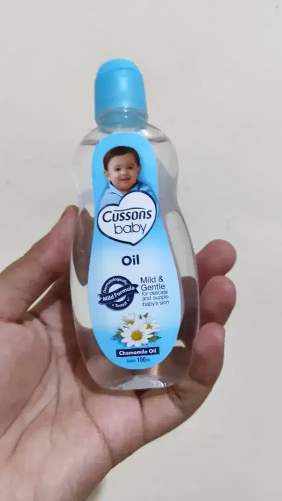 Cusson baby oil, my baby powder,  cussion baby cologne