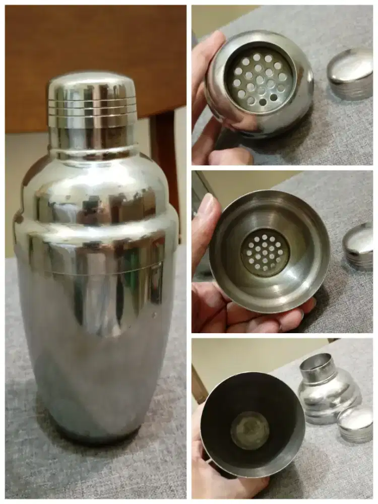 Botol Shaker Stainless Tebal