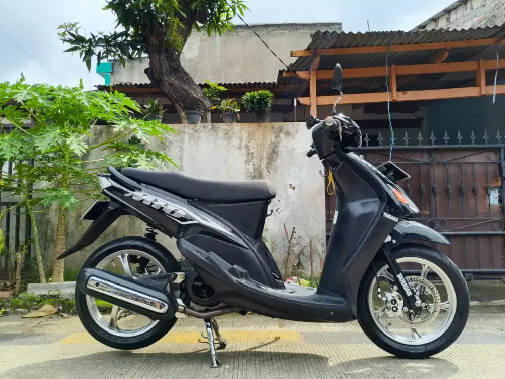 Yamaha Mio Smile Hitam 2011 Convert Sporty