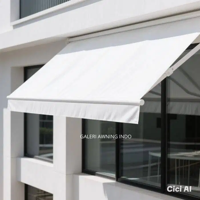 kanopi kain awning varian warna putih tukang ahli gratis survei
