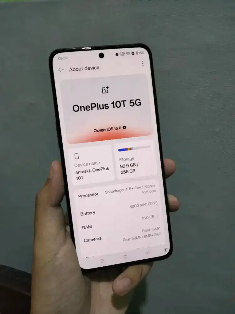 OnePlus 10T 16(+12) GB / 256GB Moonstone Black