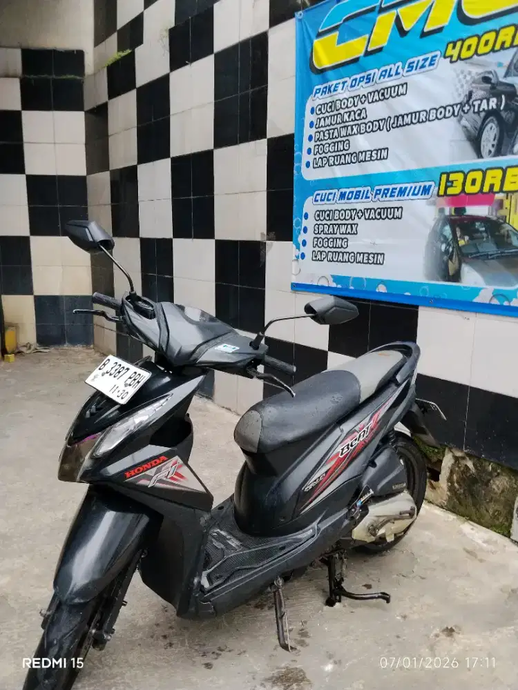 Murah Beat 2015KTP nama sndiri ESP surat lngkap stater halus hidup new