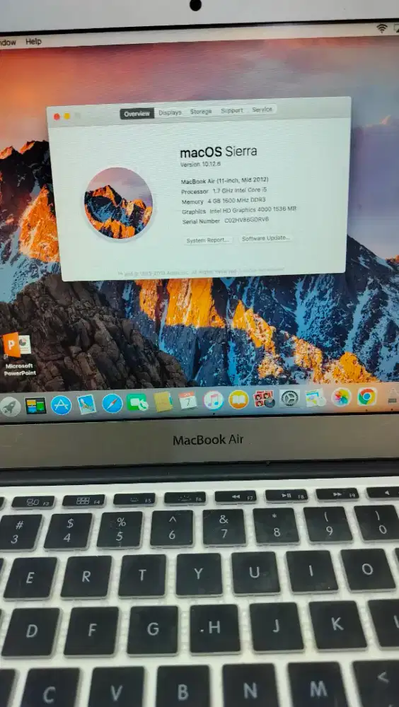 Macbook air 11inch 2012