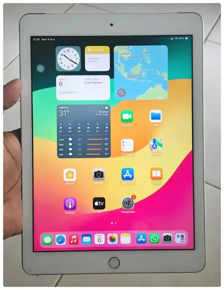 iPad 6th 128GB Wi-Fi Only Normal Mulus Terawat