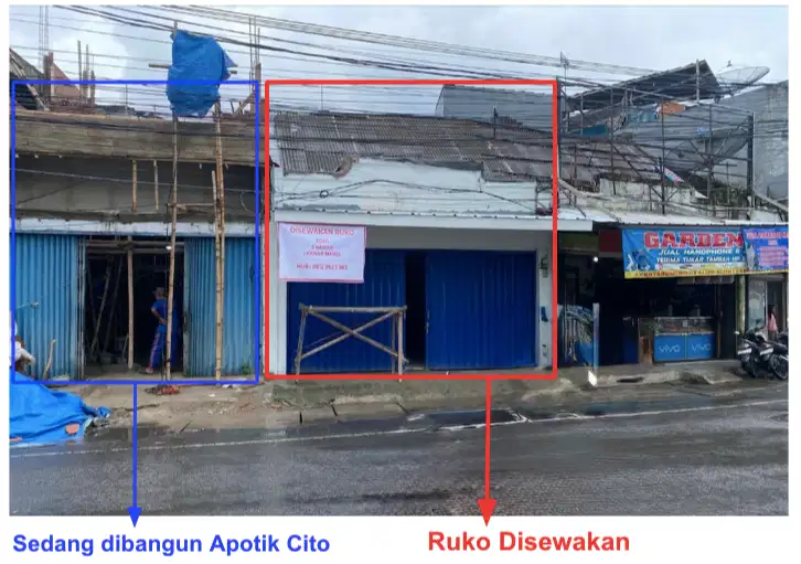 Ruko Baru Renovasi Total – Lokasi Strategis Dekat Pasar & Alun-Alun