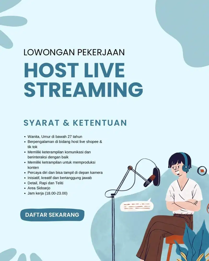 Host live streaming