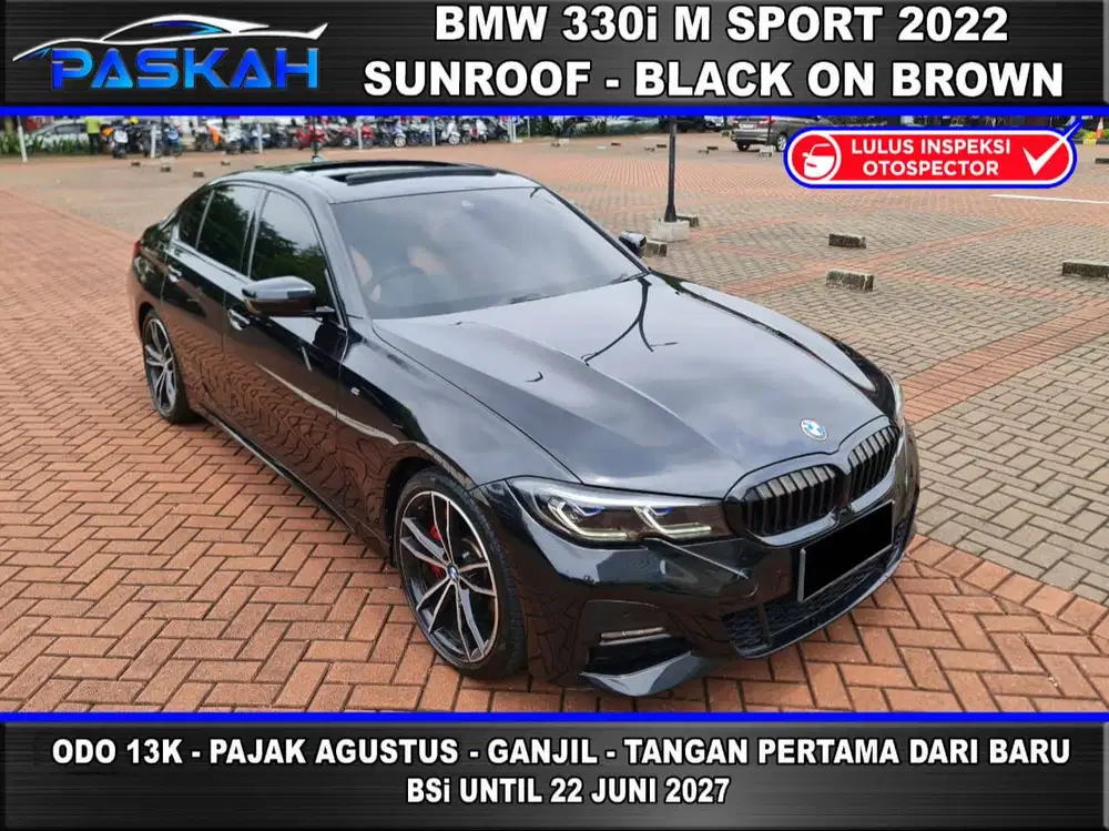 SUNROOF Odo=13K TAX=AGUSTUS BMW 330i M SPORT 2022 bmw 330 sport 2022