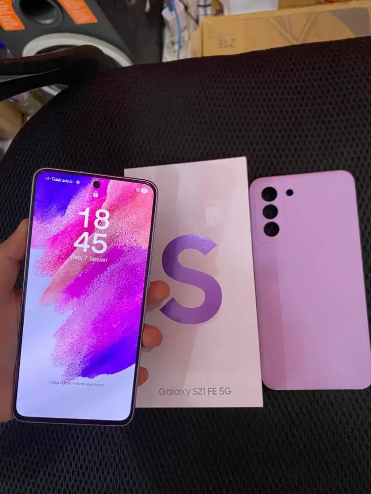 Samsung S21 FE 5G 8/256 Fulset ori no minus mulus